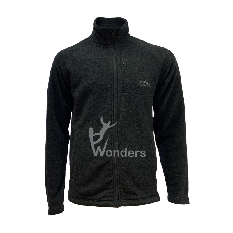 Wonders mens zip up fleece for business for winter-2