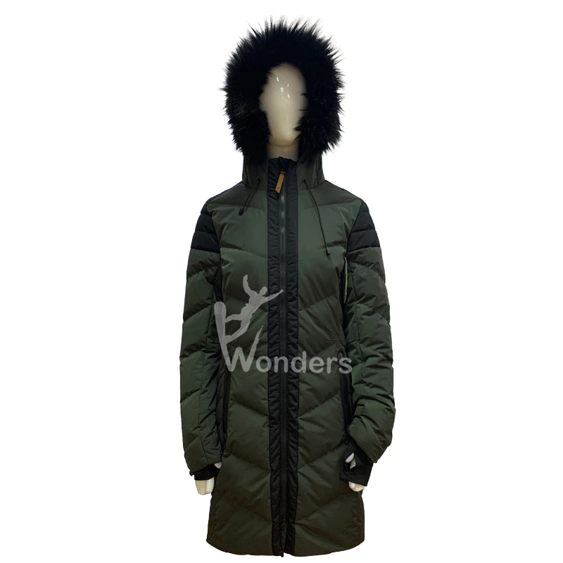 Women’s Insulated Padded Puffer Winter Parka Jacket With Hood