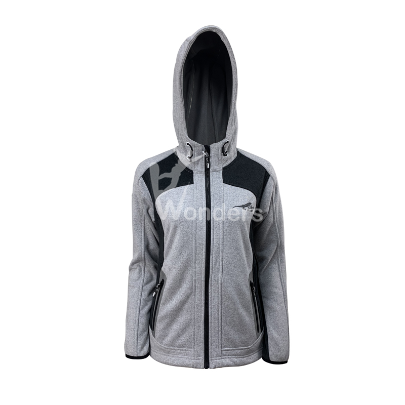 Wonders slim fit softshell jacket with good price for promotion-2