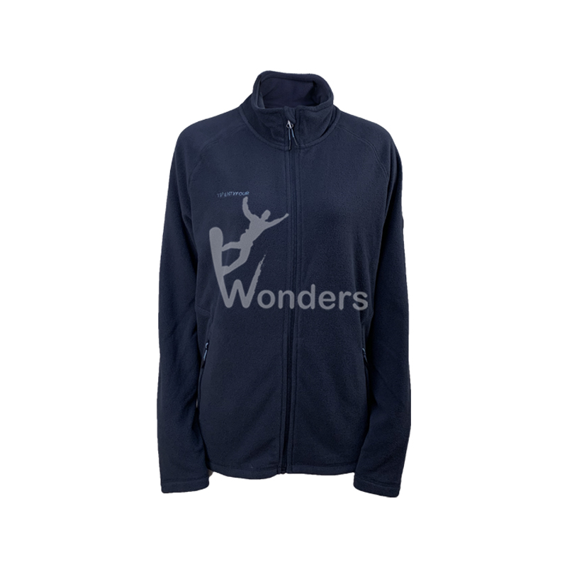 Wonders mens full zip fleece jacket factory direct supply for outdoor-2