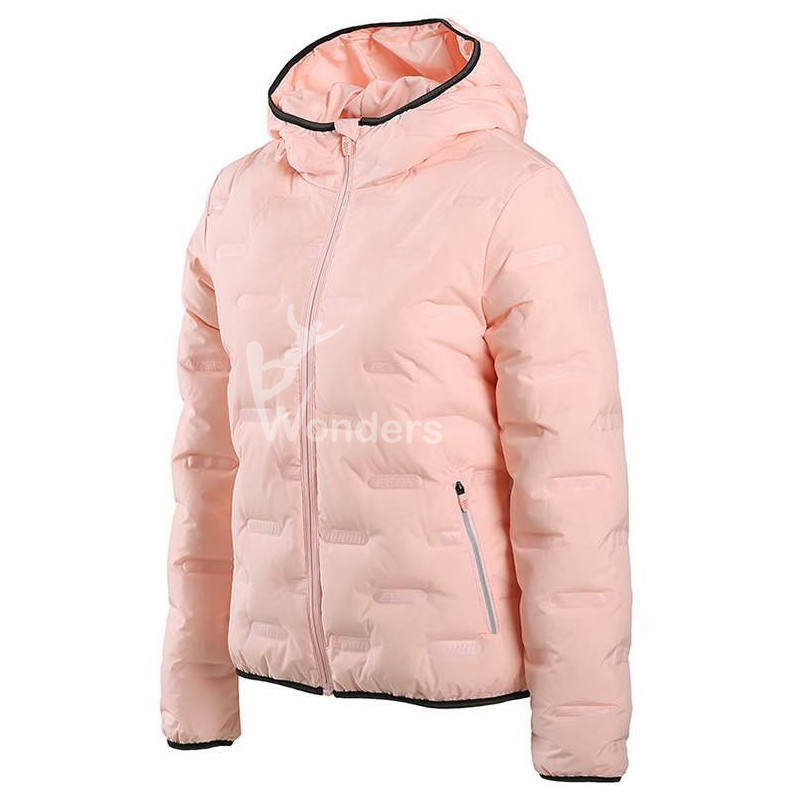 Ladie's Light Seamless Tunnel Goose Down Jacket Puffer