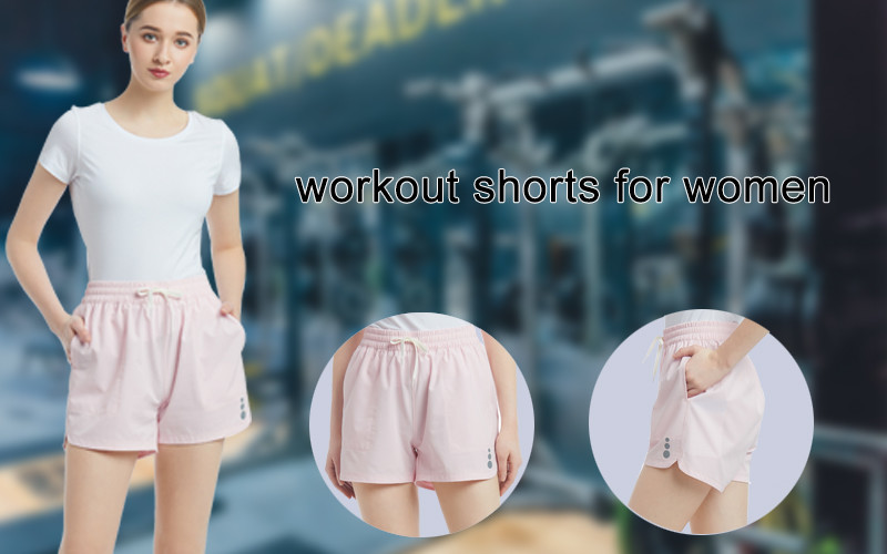 Quick-Dry Workout Shorts for Women Running Double Layer Shorts