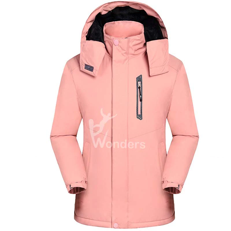 Women’s Waterproof Snow Ski Jacket Mountain Windproof Winter Coat with detachable hood