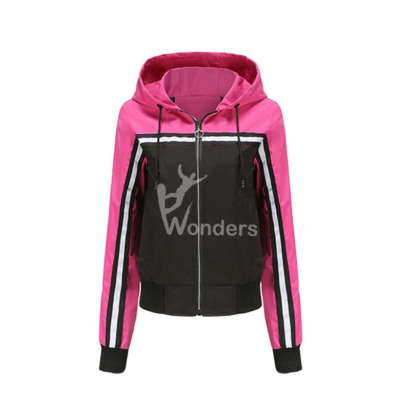 Women's Thin Windbreaker Waterproof Coat Color Combination Casual Jacket Outdoor Raincoat