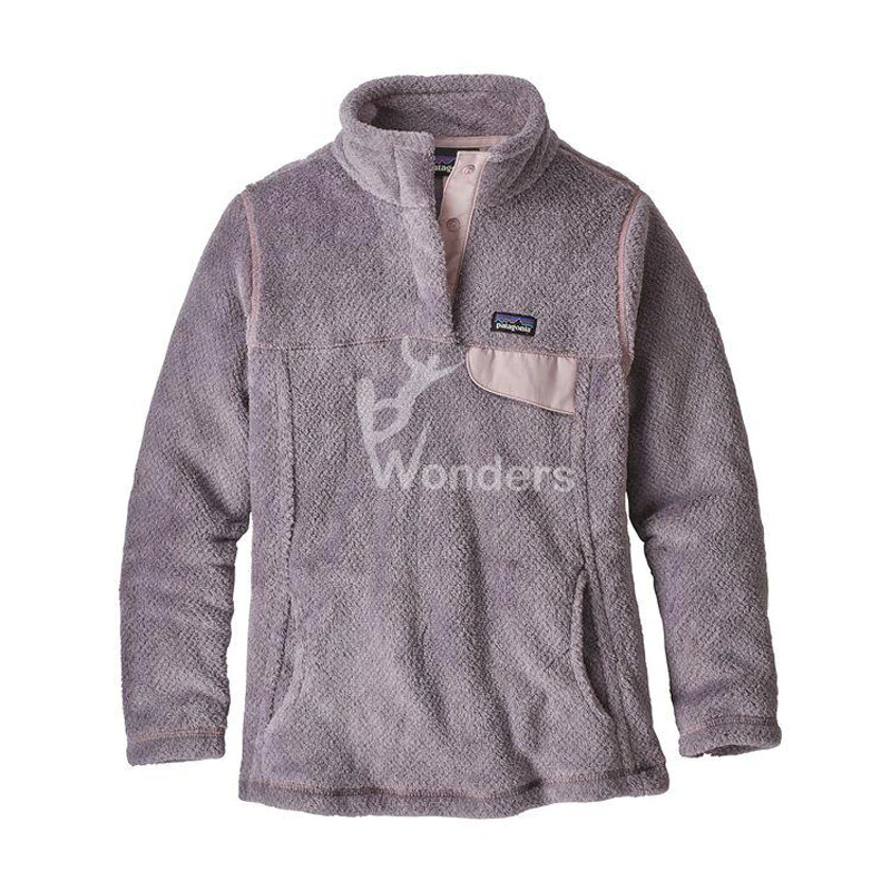 Women’s Recycled Fleece Pullover Classic Snap-T Sweatshirt