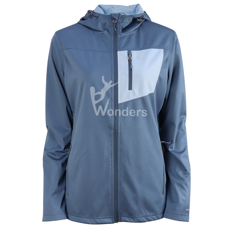 Women's warm breathable soft outdoor knit composite Softshell Jacket
