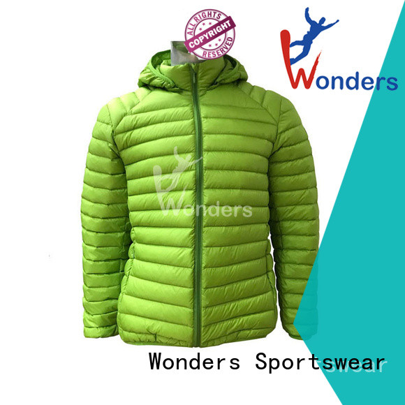 Wonders high quality slim fit down jacket manufacturer for promotion