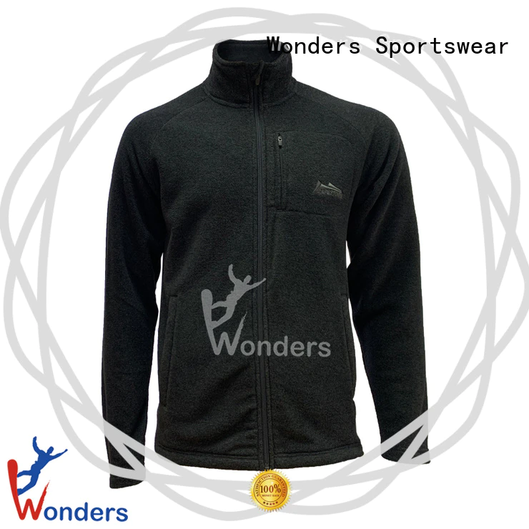 Wonders full zip fleece jacket best supplier for sports