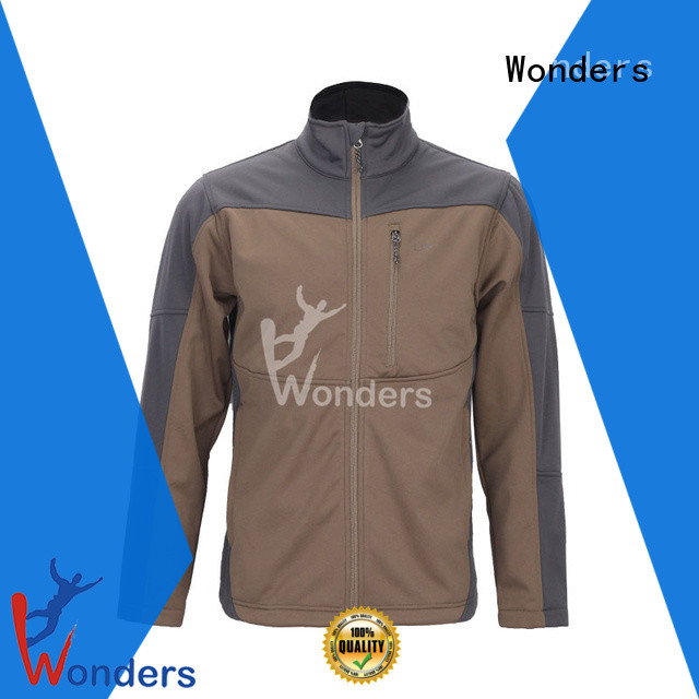 Wonders high-quality windproof softshell jacket supply for sports