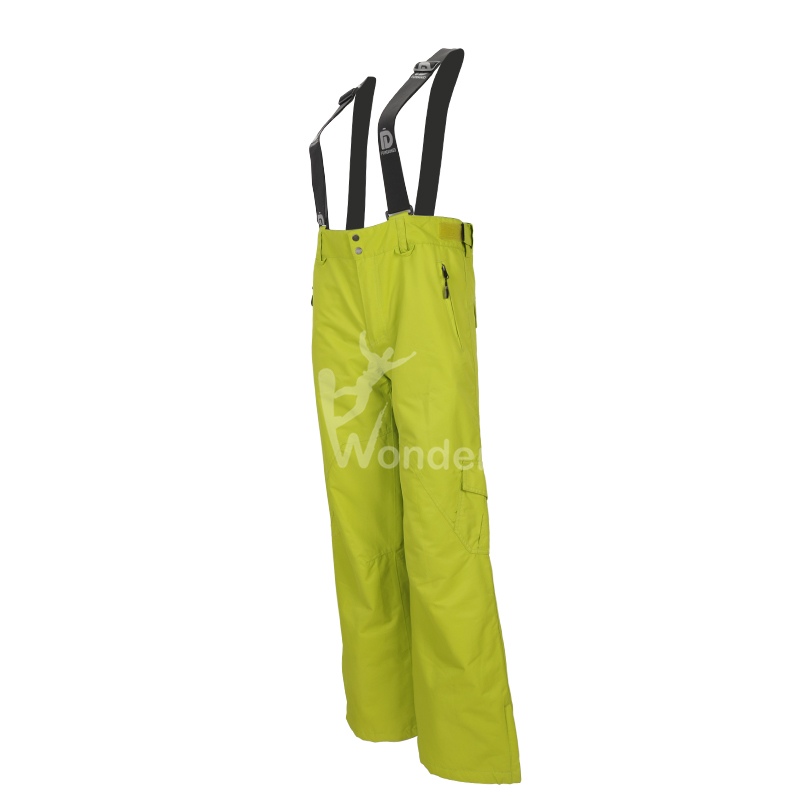 Women's waterproof and breathable ski & snow boarding bib pants with cargo pockets