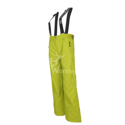 Women's waterproof and breathable ski & snow boarding bib pants with cargo pockets