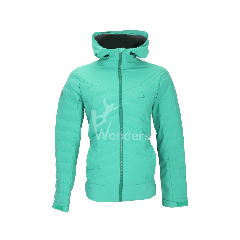 Men’s  waterproof 3 layer full zip padded winter Jacket body primaloft insulation