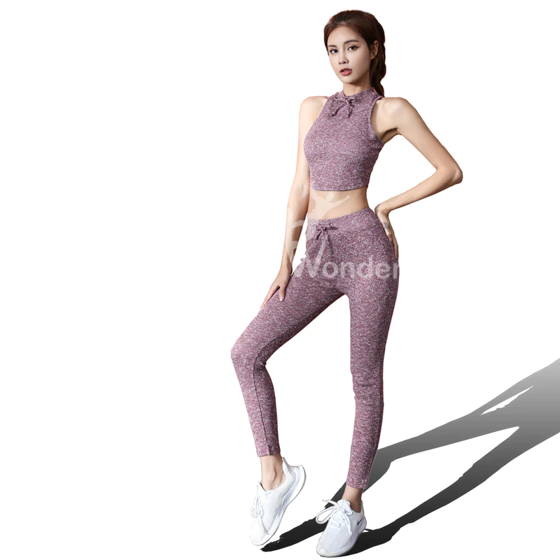 Knitted Yoga Leggings Outfits for Sports Fashion Yoga Wear