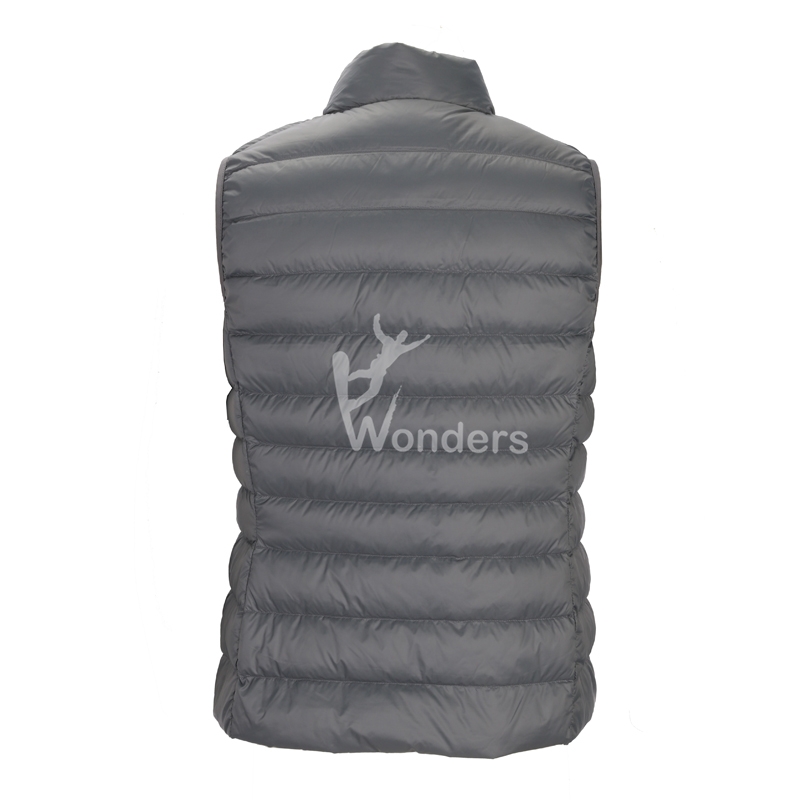 Wonders black quilted vest suppliers bulk production-1