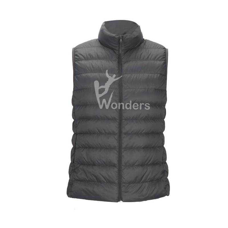 Wonders black quilted vest suppliers bulk production-2