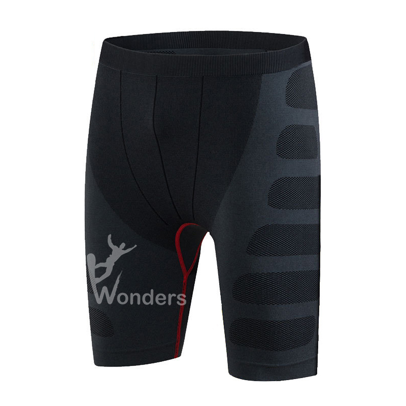 Men's cool dry black compression shorts