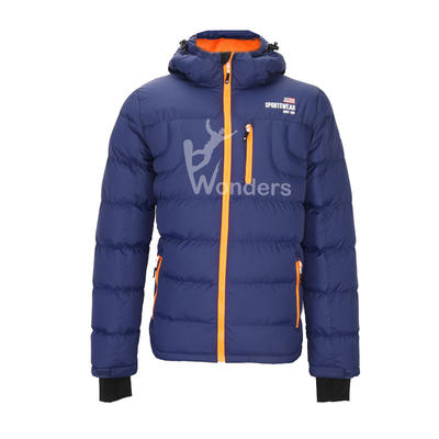 Women's insulated full zip padded jacket with hood