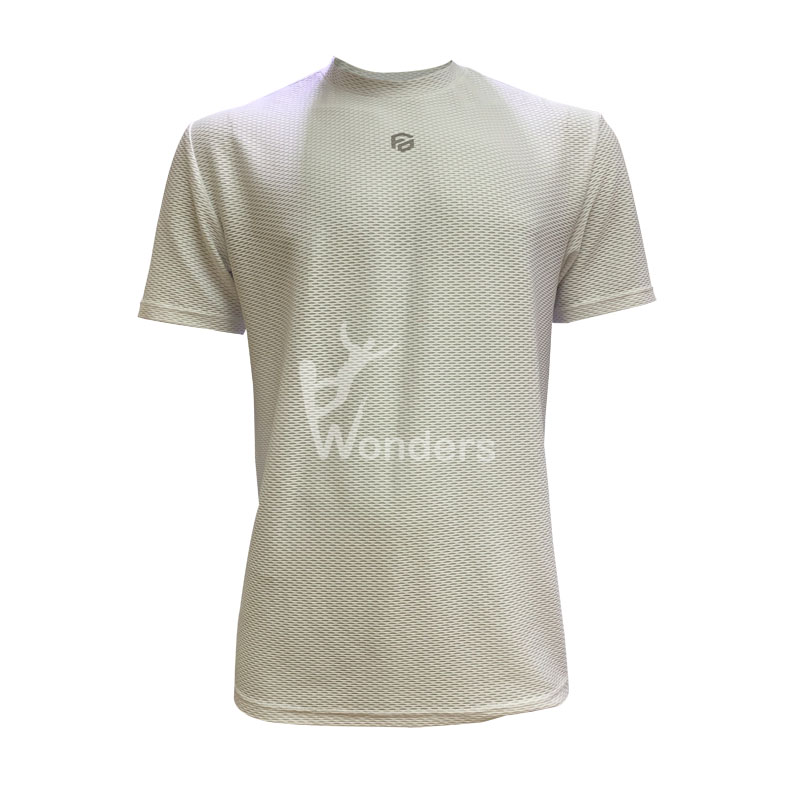 Man’s casual slim fit short sleeve recycle white T shirt Running Basic TEE