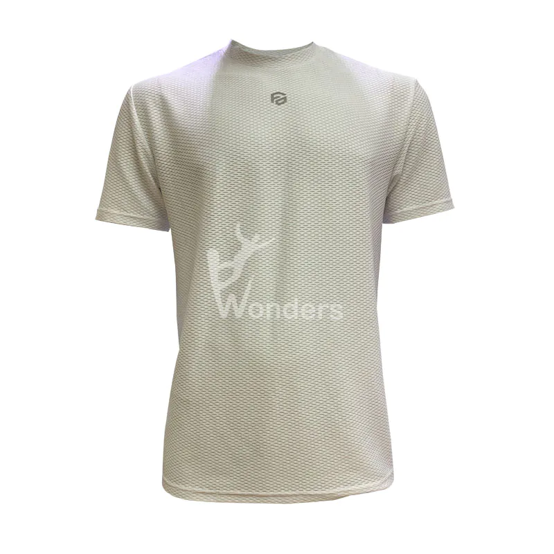 Man’s casual slim fit short sleeve recycle white T shirt Running Basic TEE