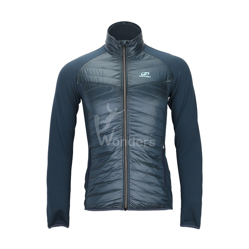 Womens full zip light  hybrid jacket