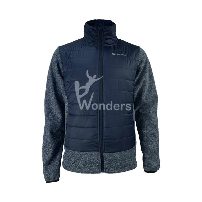 Men's Outdoor Look Wool Padded Hybrid Running Jacket