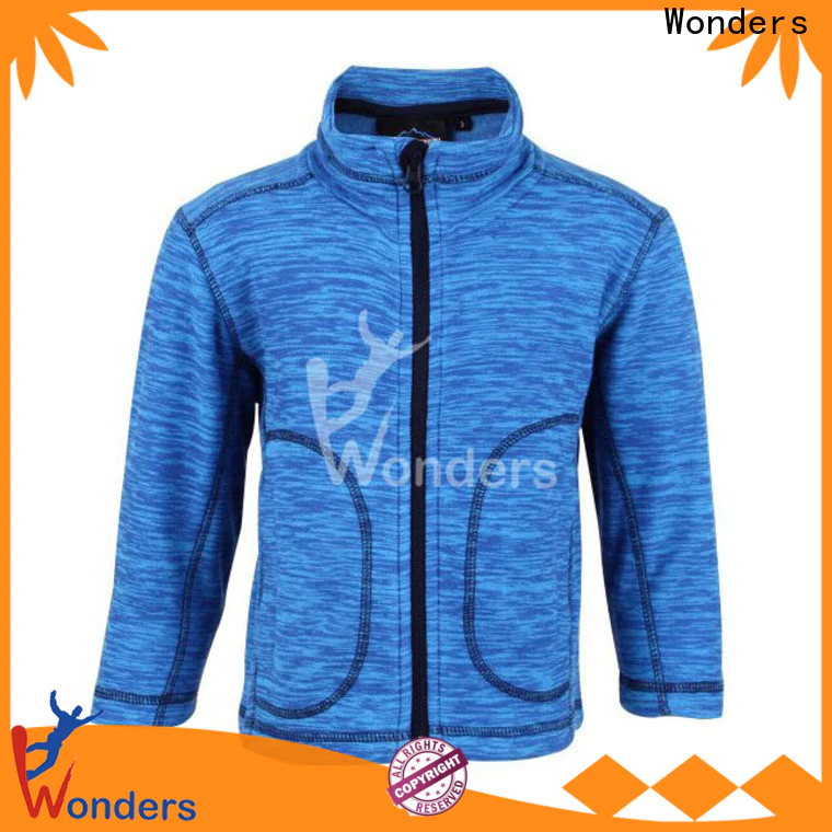 Wonders zip up fleece jacket series for outdoor