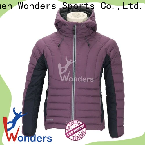 Wonders top outdoor down jacket company for promotion