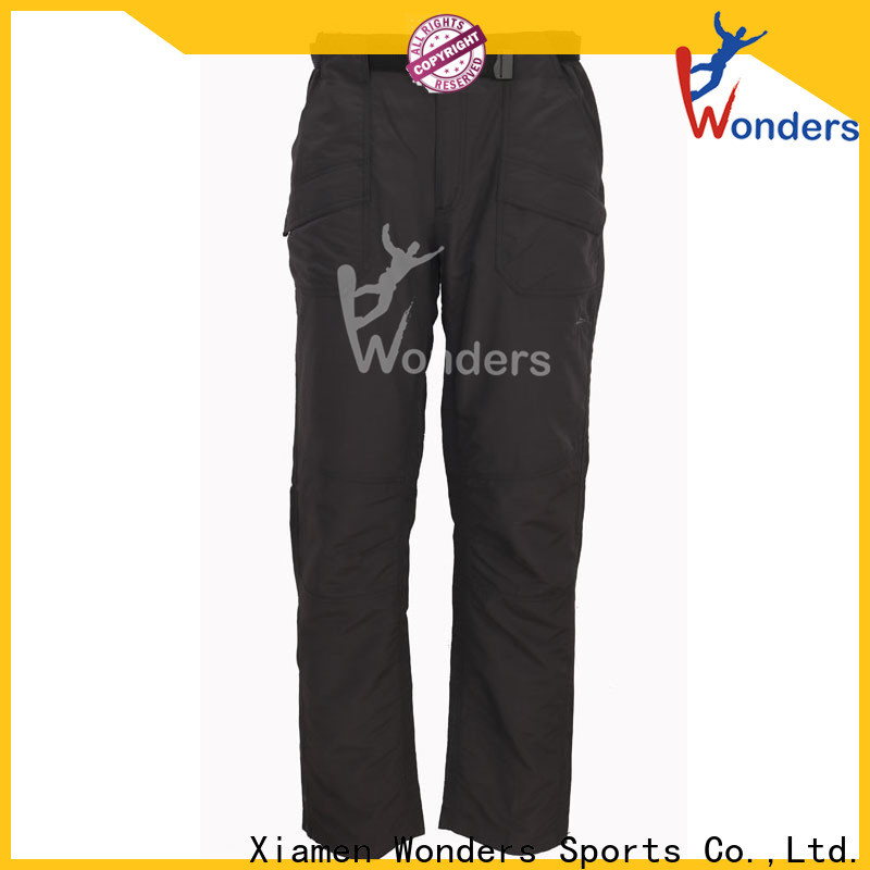 Wonders low-cost hiking and travel pants factory direct supply for outdoor