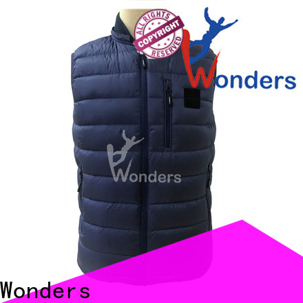 Wonders puffer jacket vest company for promotion