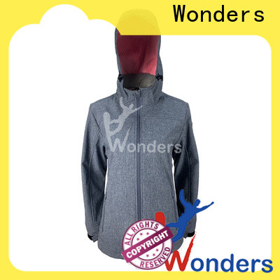 Wonders promotional waterproof softshell jacket best manufacturer bulk production