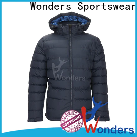 Wonders latest ladies padded jacket with hood manufacturer for promotion