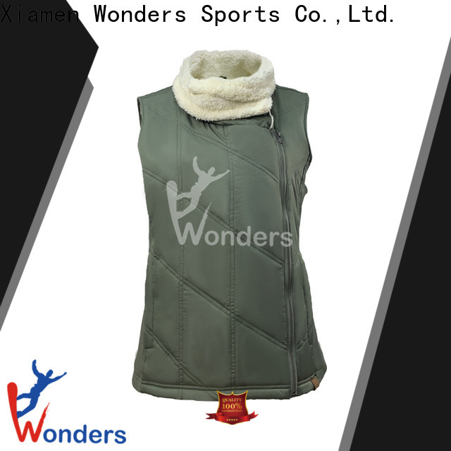 Wonders puffer vest fashion factory direct supply for sale
