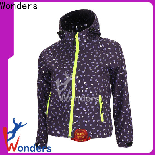Wonders promotional softshell fleece jacket supply bulk buy