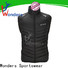 Wonders factory price polo puffer vest factory direct supply for sports