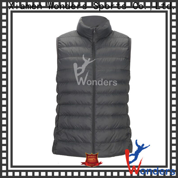 Wonders practical polo puffer vest factory direct supply to keep warming