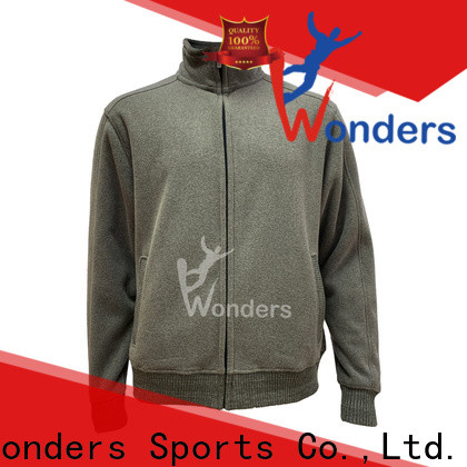 Wonders worldwide hooded fleece jacket design for winter