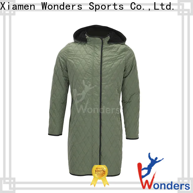 Wonders black parka jacket manufacturer for sports