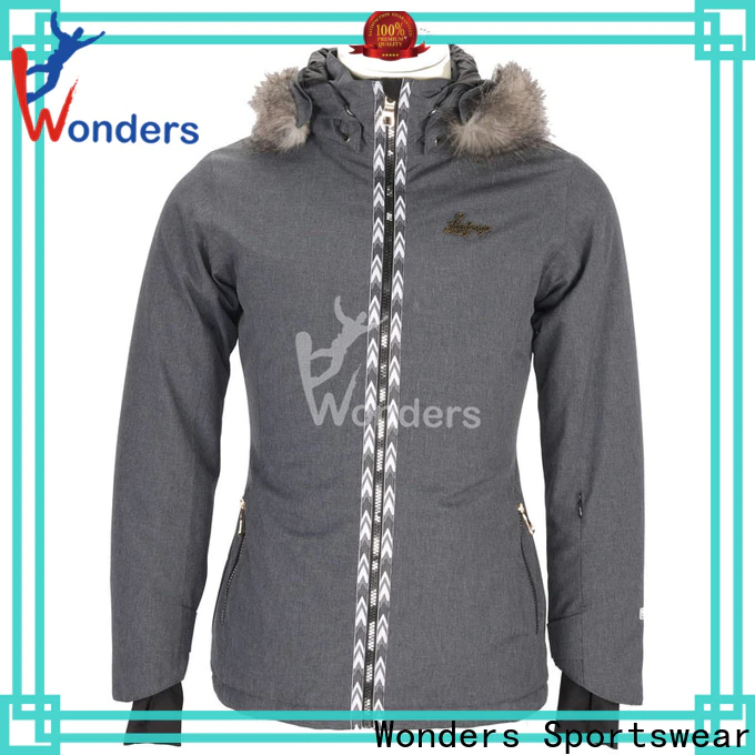 Wonders popular ladies fitted ski jacket for business bulk production