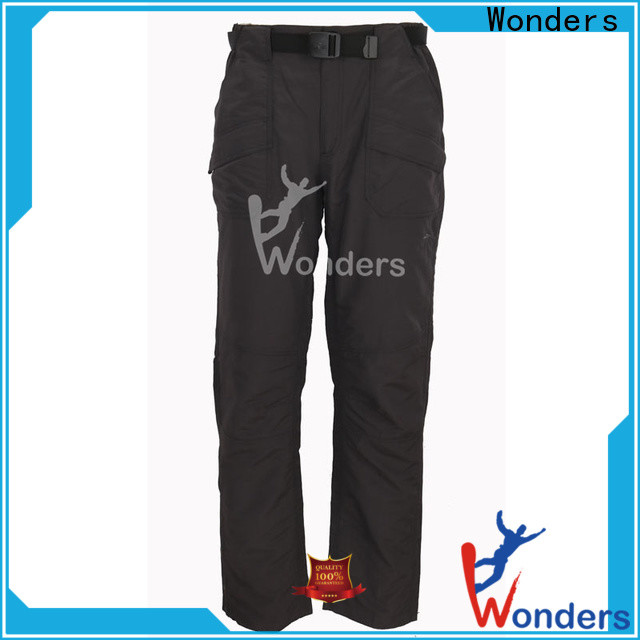 Wonders quality hiking and travel pants wholesale for promotion