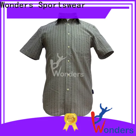Wonders new casual collared shirts factory direct supply for winter