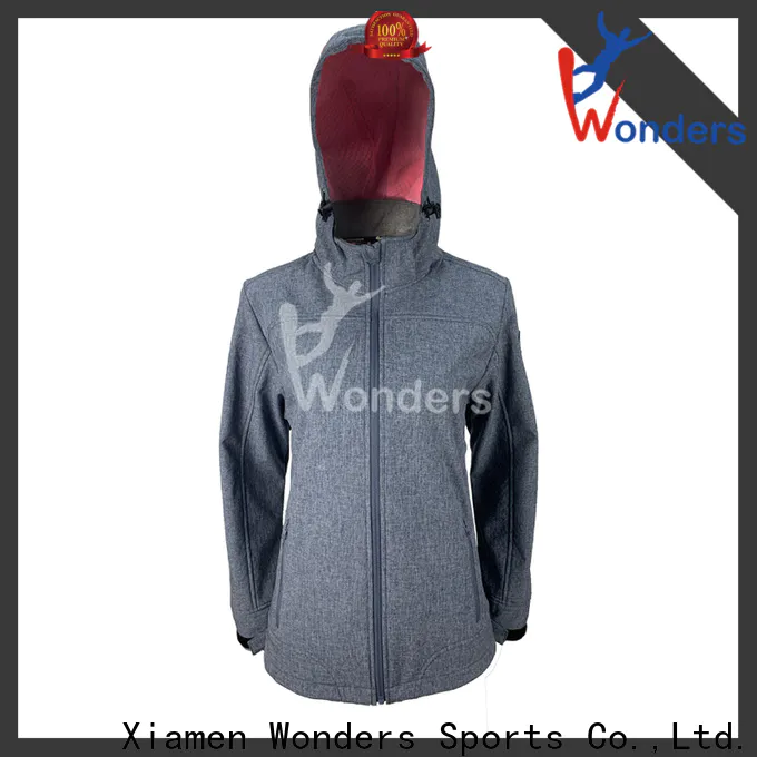 Wonders high-quality windproof softshell jacket supply to keep warming