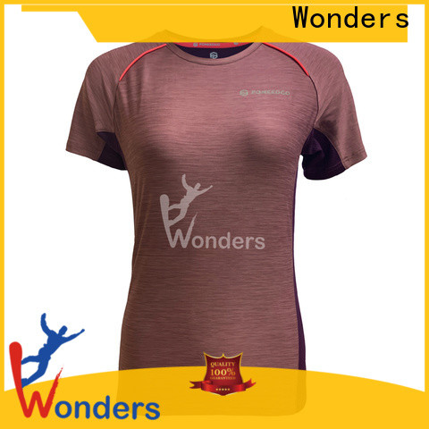 Wonders mens running shirts design for promotion