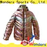 worldwide womens fitted padded jacket design to keep warming