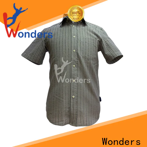Wonders high-quality casual plaid shirts wholesale for promotion