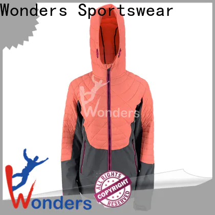 Wonders worldwide mens hybrid down jacket wholesale for winter
