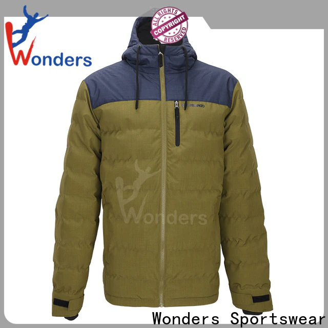 factory price padded jacket no hood from China for outdoor