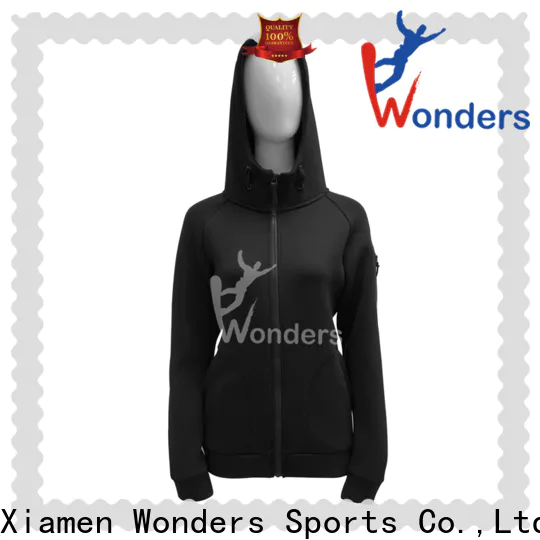 Wonders custom zip up hoodies with good price bulk buy