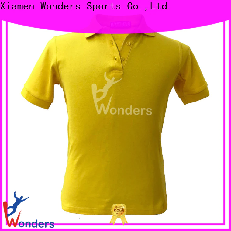 Wonders low-cost plain black polo shirt mens directly sale for promotion