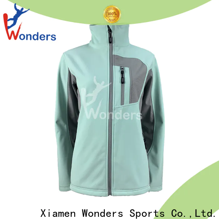 Wonders promotional windproof softshell jacket suppliers for outdoor