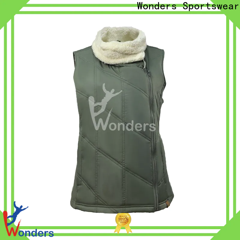 Wonders mens quilted vest factory for promotion